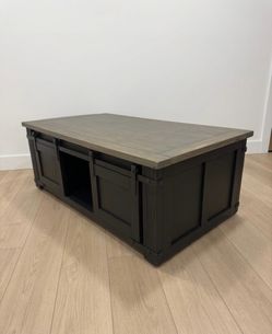 Modern Rustic Solid Wood Coffee Table