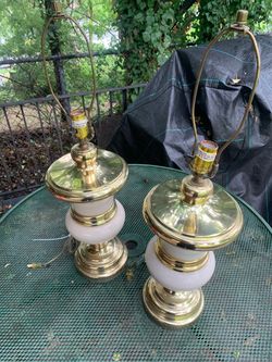 (2) Mid Century Lamps