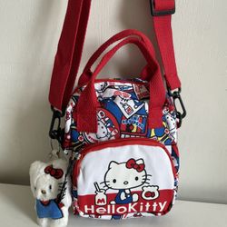 hello Kitty Crossbody With Keychain