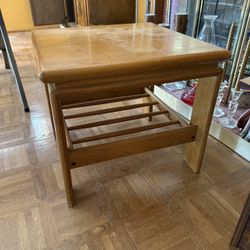 Oak End Table