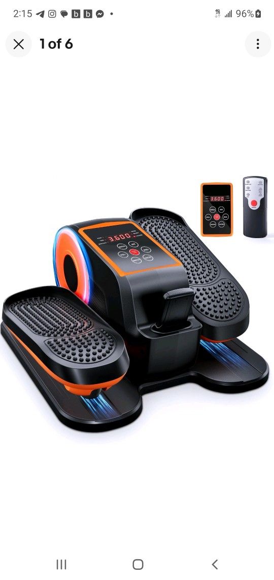 🔥 Brand New Electric Under-Desk Elliptical Trainer – 15-Speed Motorized Pedal Exerciser with Remote