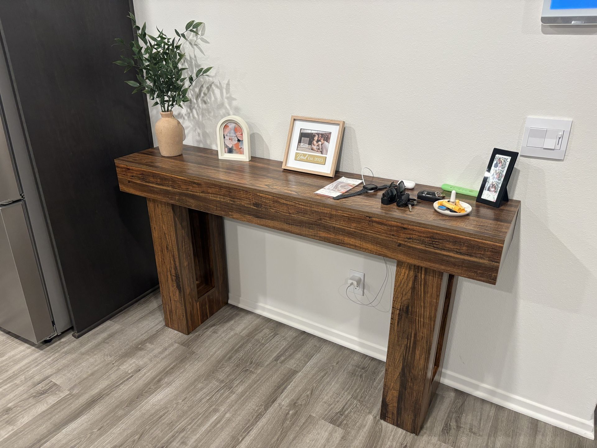Rustic Brown 63” Console Table