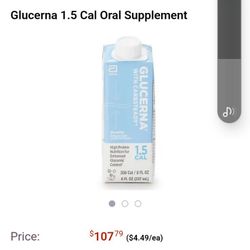 Protein DRINK GLUCEMA 1.5 Oral Supplement 