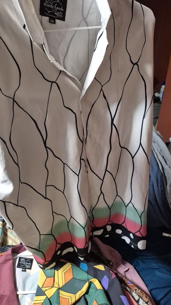 Patterned Button Up Shirts