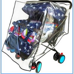 Double Stroller Rain Cover