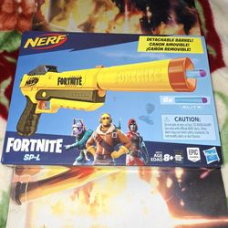 NERF X FORTNITE SP-L NERF TOY WITH A REMOVABLE BARREL...NEW...ADULT OWNED AND KEPT IN A SMOKE FREE HOME...$25 OBO...