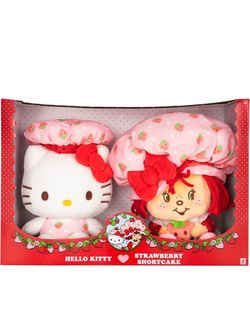 Hello Kitty® - Peluche de 8 Pulgadas Strawberry Shortcake x Hello Kitty® Paquete de 2