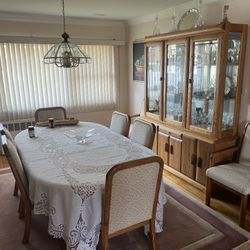 Must Sell Dining Room Set With China Living Room Sofa 