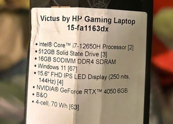 HP Victus Gaming Laptop