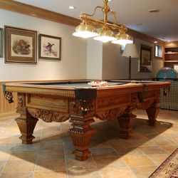 Pool Table 8ft Over Size PETER VITALIE Lord Nelson Free Deliver And Setup New Billiard Cloth You Can Chosse The Color 