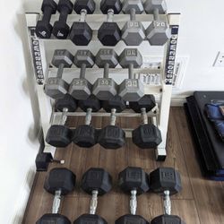 Dumbbell Weights with Stand