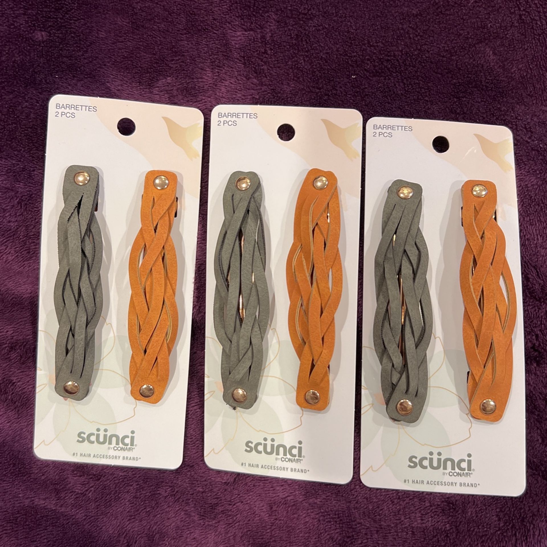 Scunci Barrettes 2 Pcs