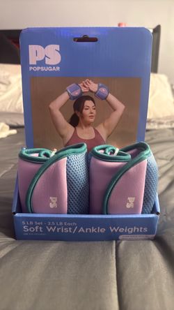 Popsugar Soft Wrist/Ankle Weights 5 LB Set