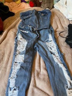 cute jean set