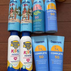 Sunscreen $3/each