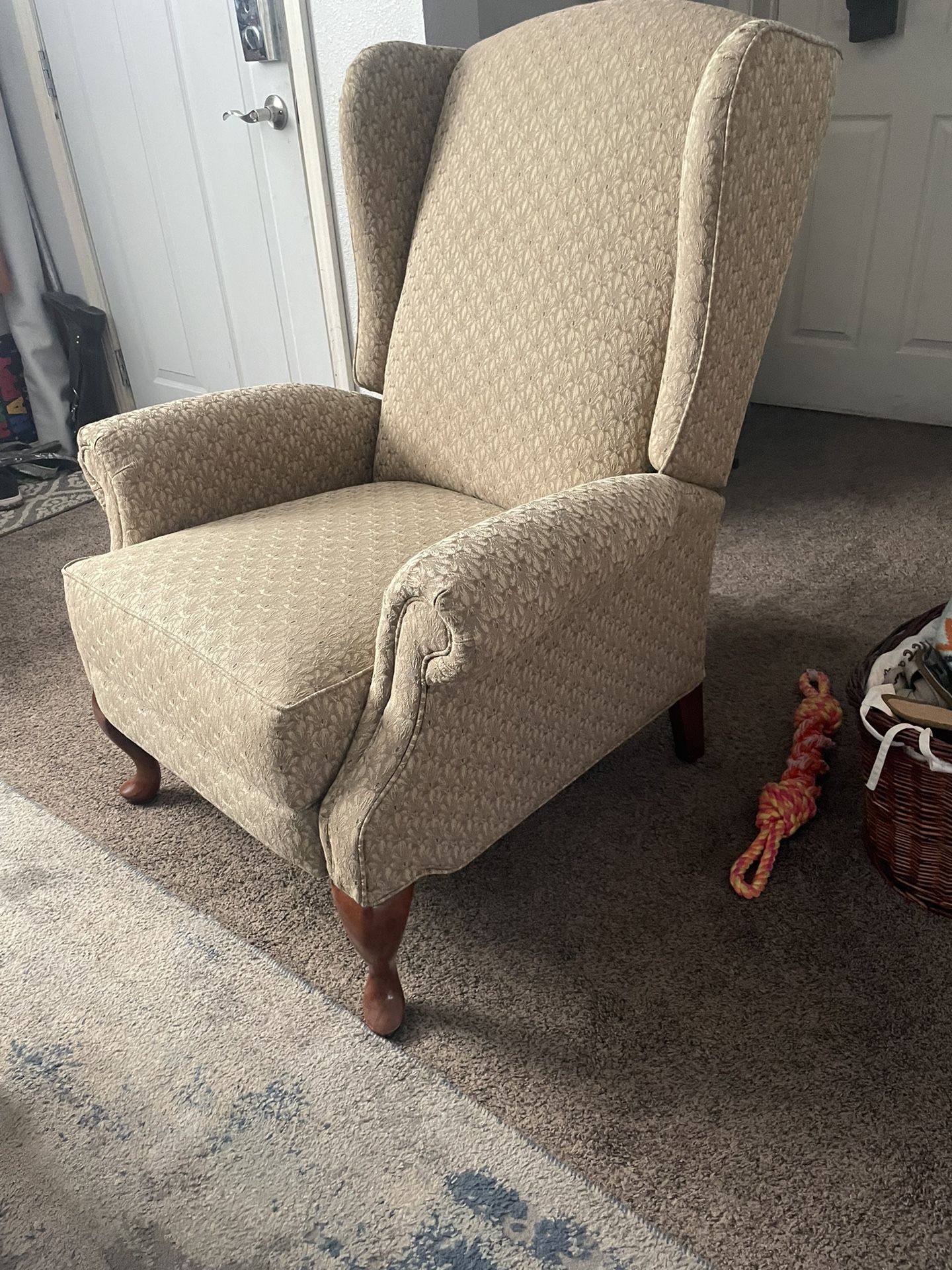 Lazy Boy High Leg Wingback Recliner