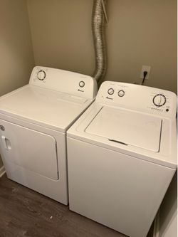 Washer and Dryer