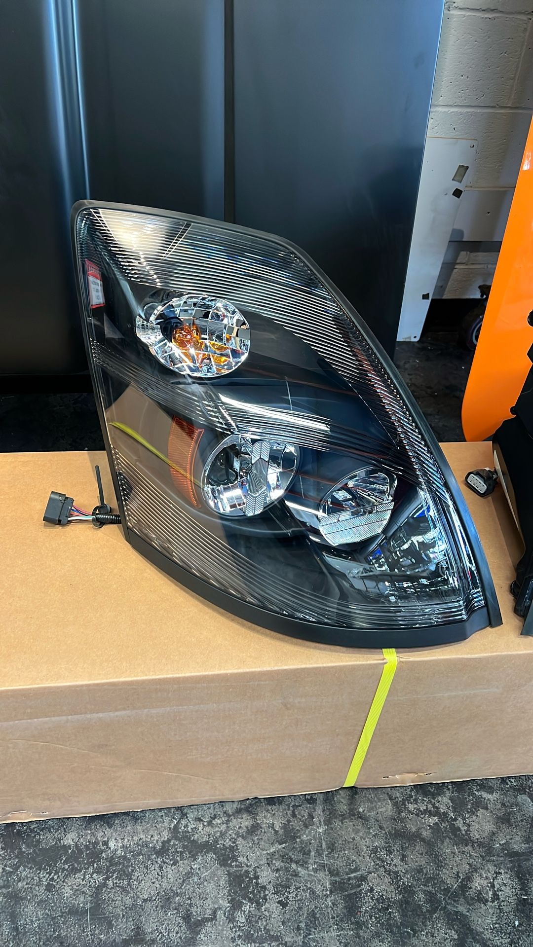 04-17 Volvo VNL LED Replacement Headlights Pair New