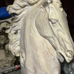 Ceramic Horse Bust.
