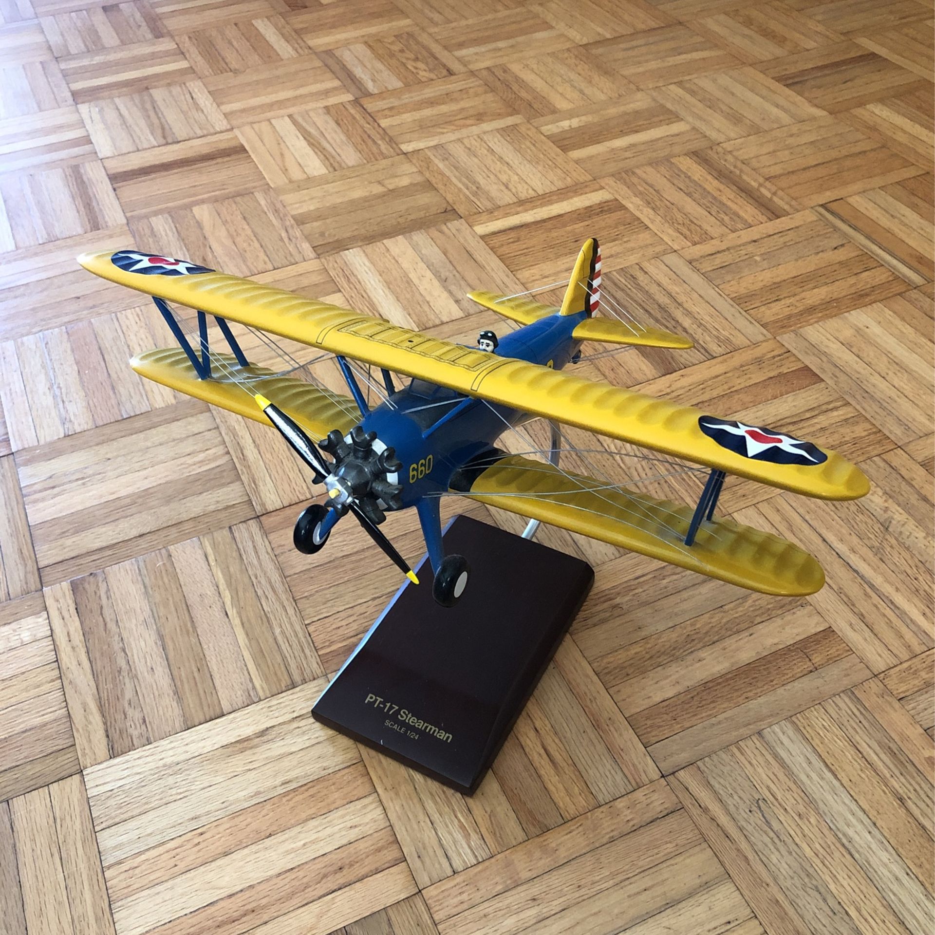PT-17 Stearman Model Plane