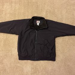 Dickies fleece-lined Men's work jacket size 3XL blue water&wind resistant shell soft, warm fleece lining, durability & comfort Like New