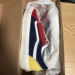 Vans Mixed Corduroy Old Skool Multi/Jungle Green VN0A5KRF94M  Men Sz 8 W sz 9.5