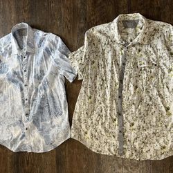 4 Calvin Klein Mens Shirts Size Xl  All For For 50$They Fit Like Large 