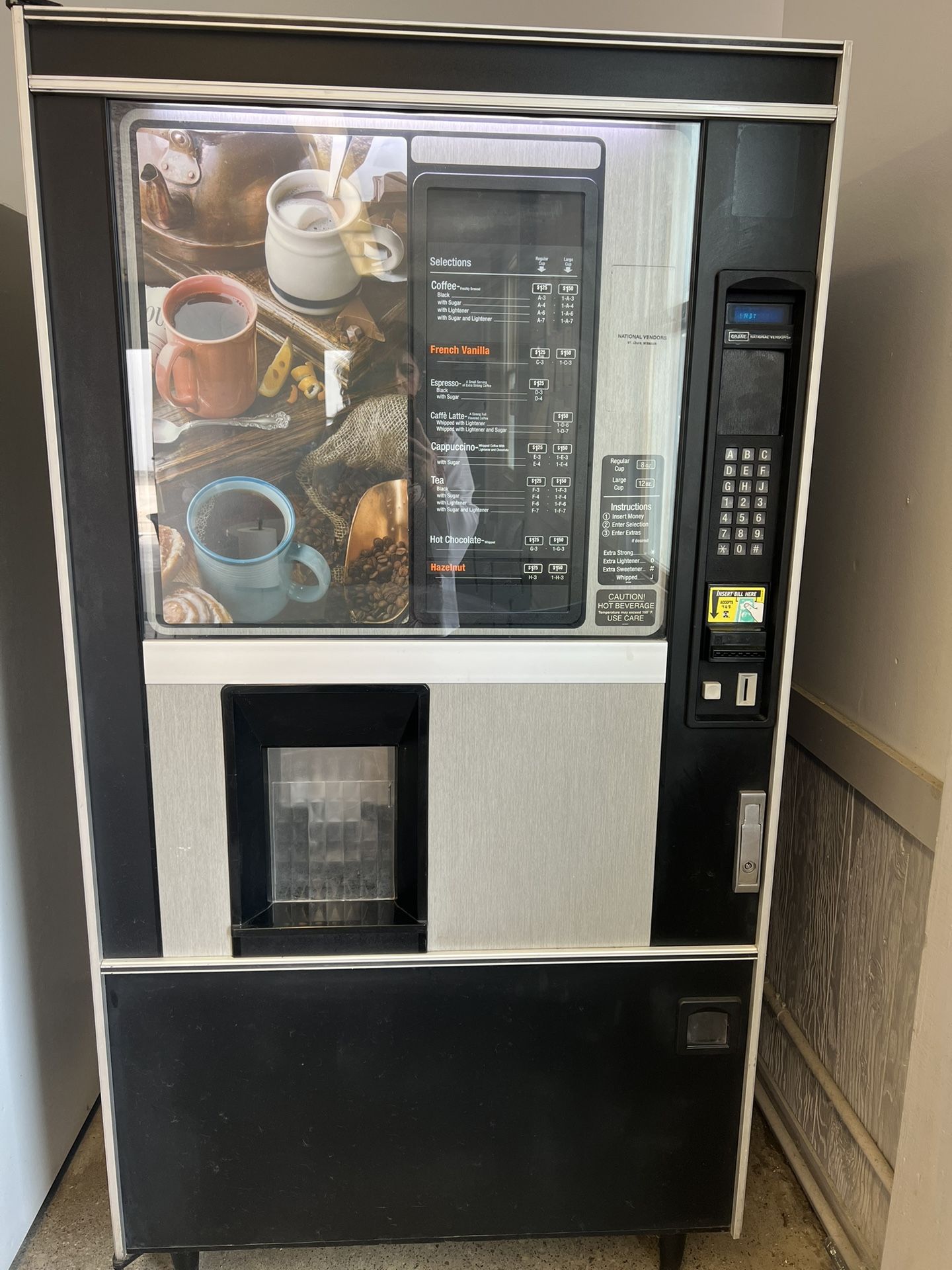 Coffee vending machine