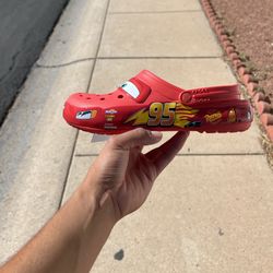 Lightning McQueen Crocs Size 8 and Size 9 175 for Sale in