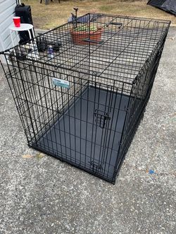 Nice folding dog or cat kennel (36 in long