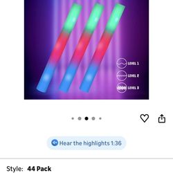 Foam Glowing Sticks 