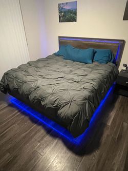 King Size Bed Frame and Mattress