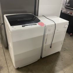Compact Set Top Load GE White 