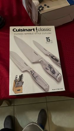 CUISINART CLASSIC 15 PIECE CUTTERY/ Marble Styke