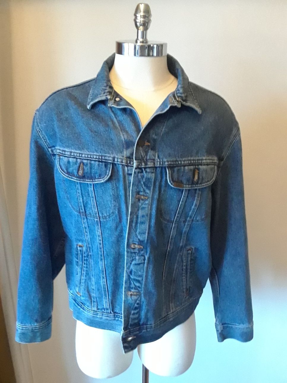 Vintage Lee Denim Embroidered Jacket