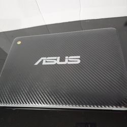 CARBON FIBER BLACK ASUS CHROMEBOOK 