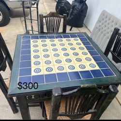 Dining Room Tile Table