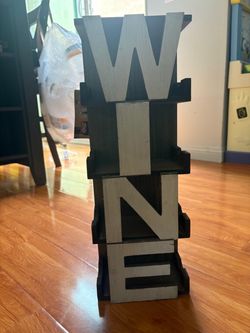 Farmhouse style wine rack