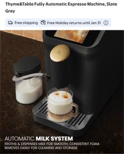 Espresso Machine, Fully Automatic, New in Box, Thyme&Thistle