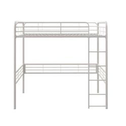 Full Size Metal Loft Bed Frame
