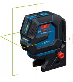 Bosch green line and point laser