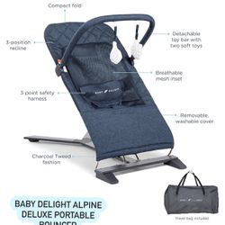 Baby Delight Alpine Deluxe Portable Bouncer 