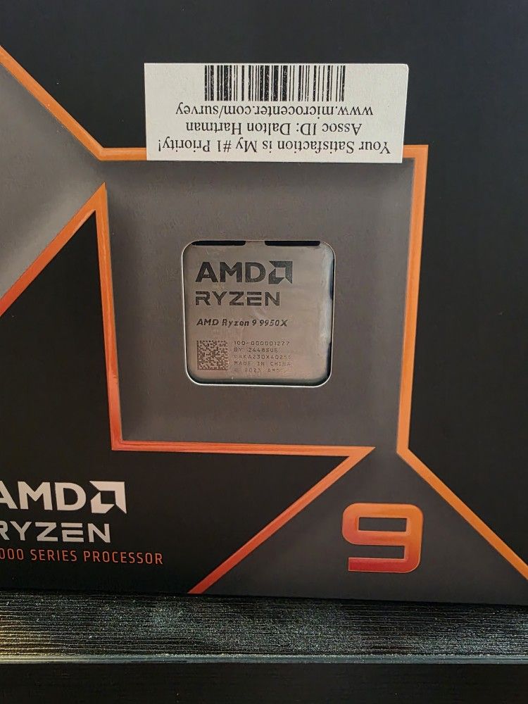 9950x AMD CPU