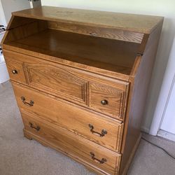 Real Wood Dresser/desk/baby changing table