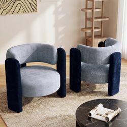 Brand New Modern Accent Chairs 2pcs