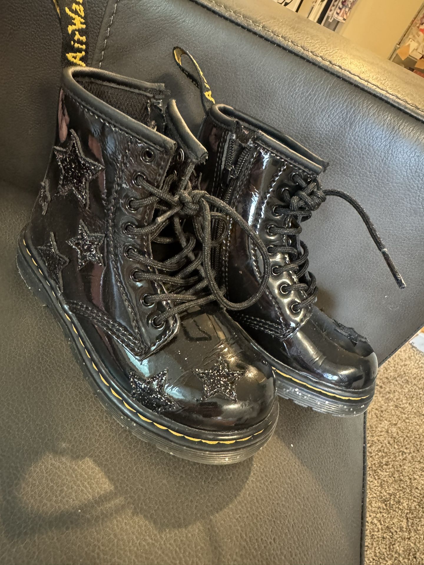 Dr Marten 1460 Black & Glitter 