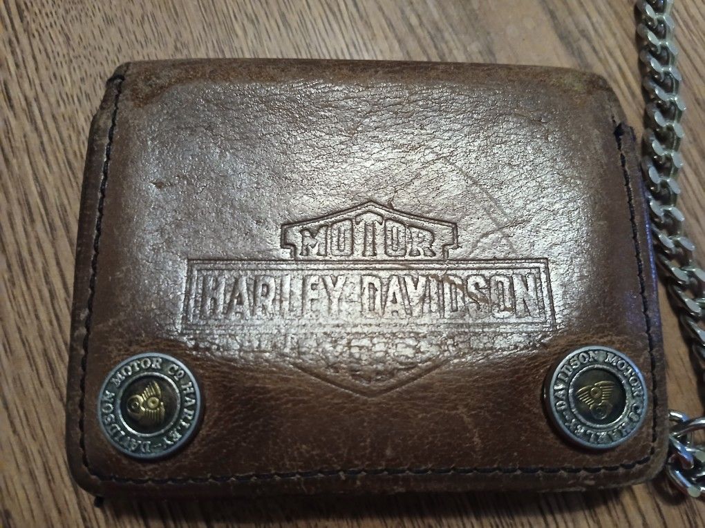 Vintage 80's Harley Davidson Chain Wallet
