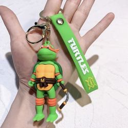 TMNT Teenage Mutant Ninja Turtles Michelangelo Keychain