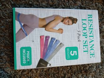 3 Resistance Bands- Medium, Light, X Light 