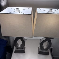 2 Table lamps 